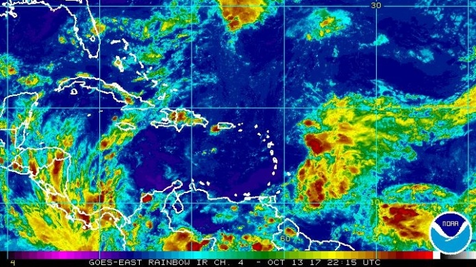 Onda tropical activa, con potencial ciclÃ³nico, pasarÃ¡ al noreste del Caribe.