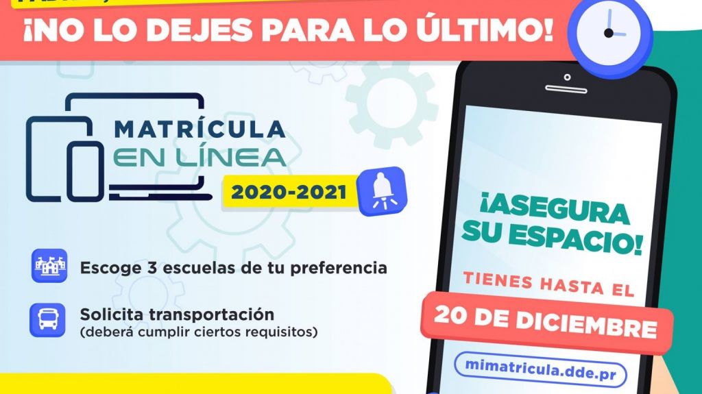  Educaci&oacute;n informa que faltan 123 mil alumnos por matricularse 