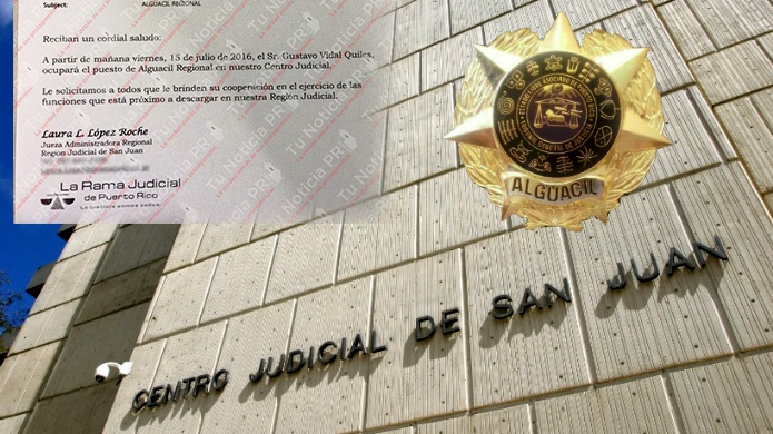 Degradan y trasladan jefe de alguaciles en  San Juan, por traqueteo con boletos de transito 