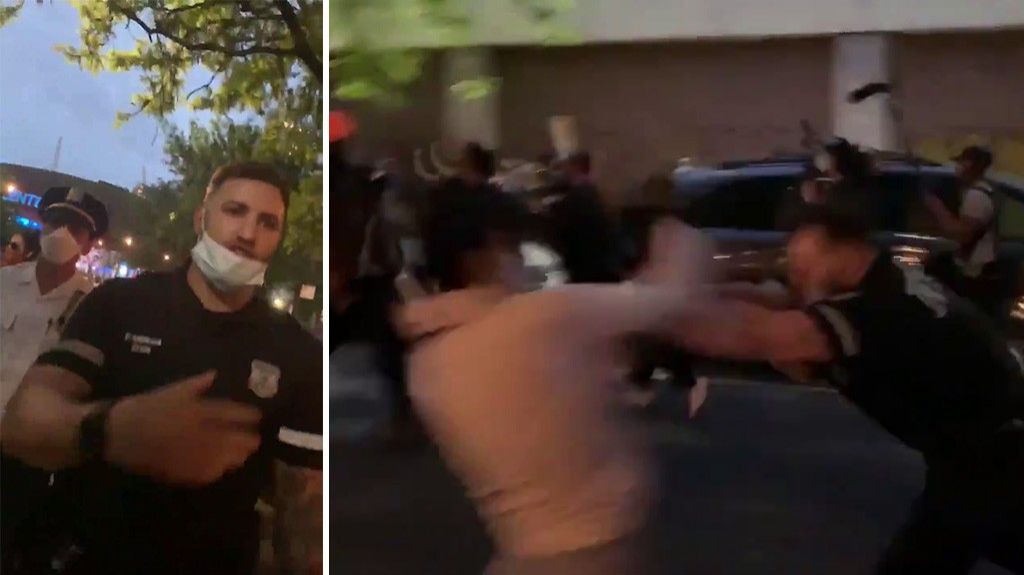  Video:La Polic&iacute;a de Nueva York investiga a un oficial que presuntamente arroj&oacute; a una manifestante contra el suelo 