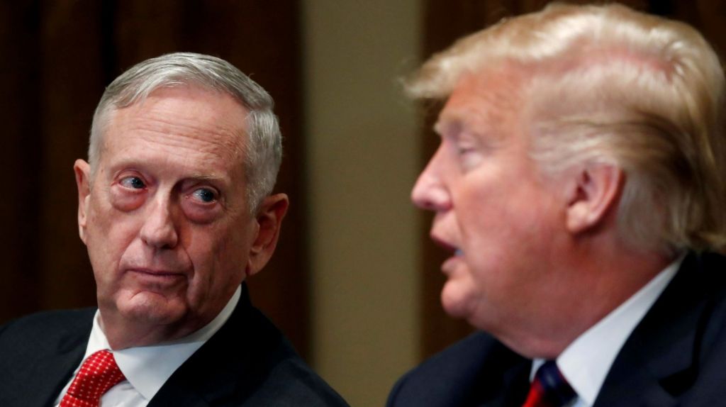  Insin&uacute;a Trump que su secretario de Defensa tiene visi&oacute;n corta 