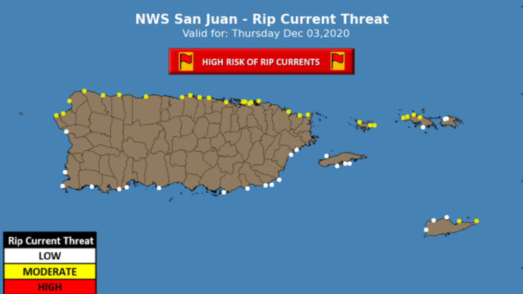  Aumentará oleaje en costas del Atlántico 