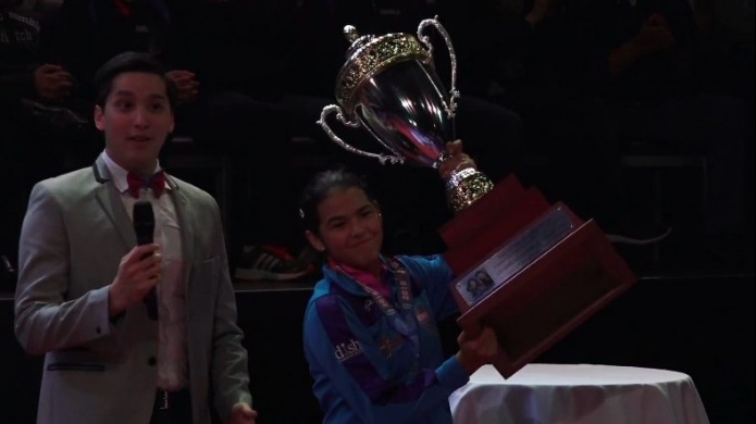 Video: Momento en que la tenimesista utuadeÃ±a Adriana DÃ­az gana el US Open 