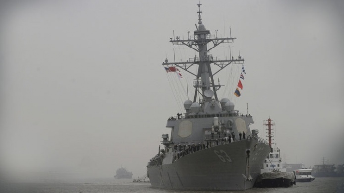 Llega a Corea del Sur un destructor de EE.UU. equipado con antimisiles Aegis