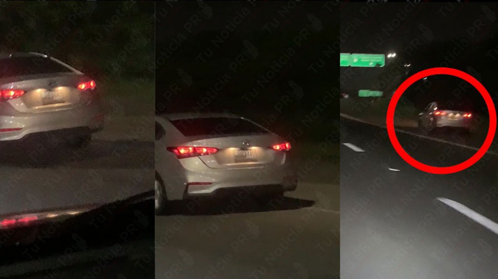  Ahora en video: Conductora choca tres veh&iacute;culos en expreso Las Am&eacute;ricas y se da a la huida 