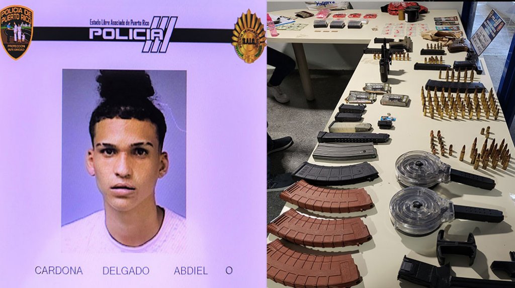  Cargos a joven de 21 a&ntilde;os arrestado en Yabucoa por armas y drogas 