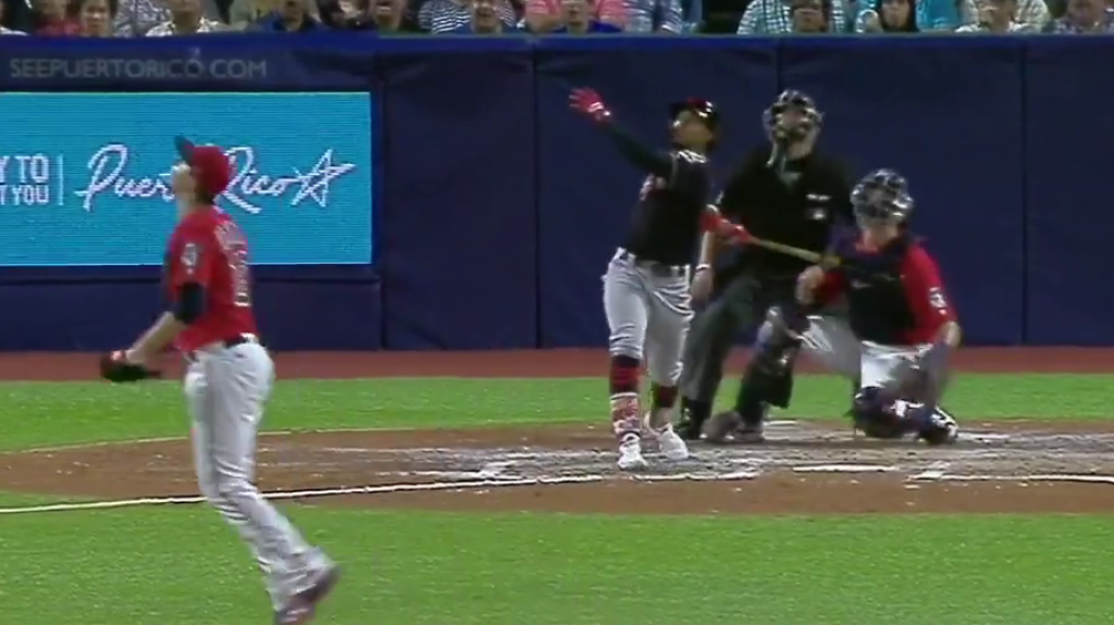  Video: Francisco Lindor conecta “Home Run” en el Hiram Bithorn 