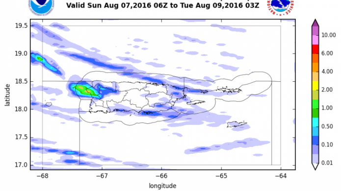 Tiempo mayormente soleado y muy caluroso...