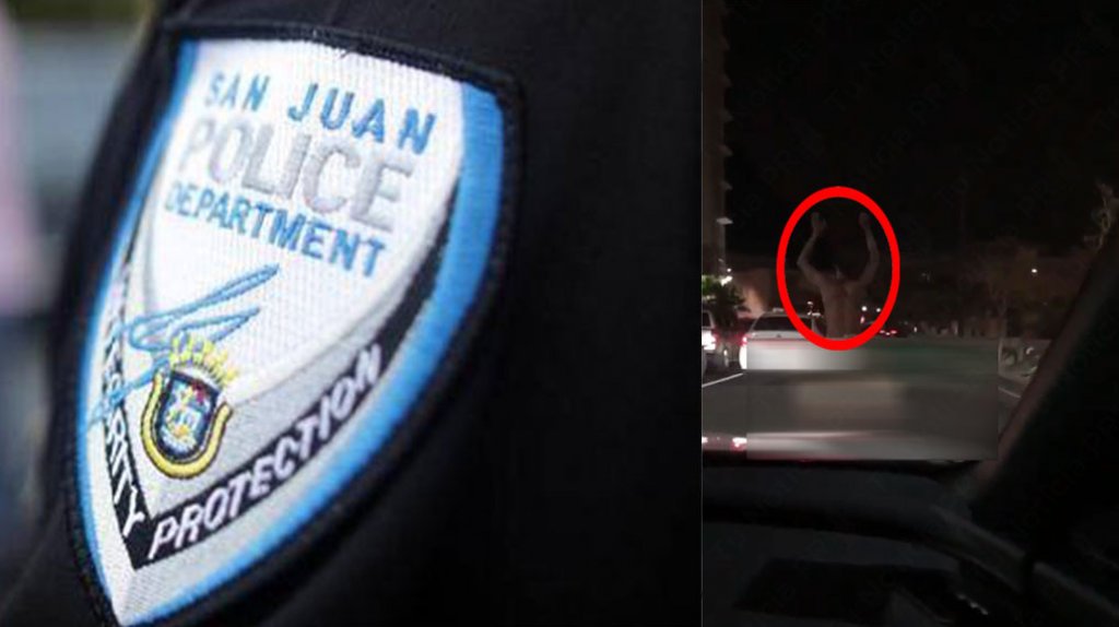  Video: Municipales en Viejo San Juan arrestan hombre que caminaba sin ropa 