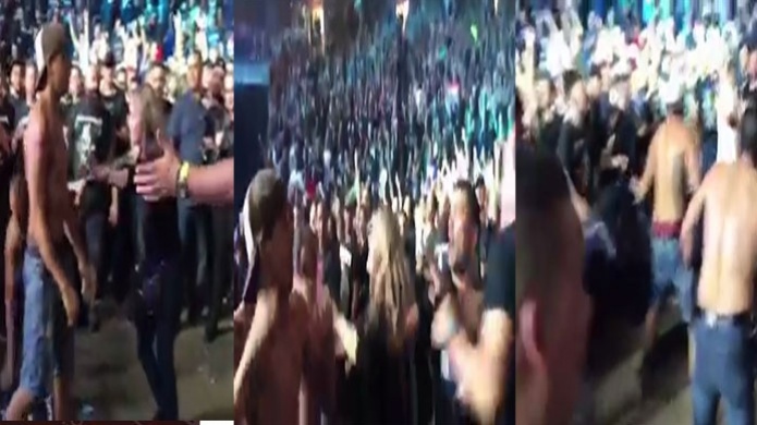  Video: Se forma tremenda pelea entre jÃ³venes durante concierto de Metalica en el "Choli" 