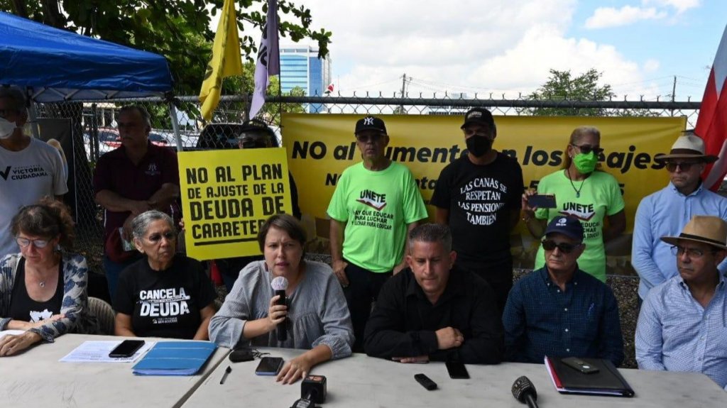  Protestan ante el aumento en peajes y privatización de carreteras para el pago de la deuda 