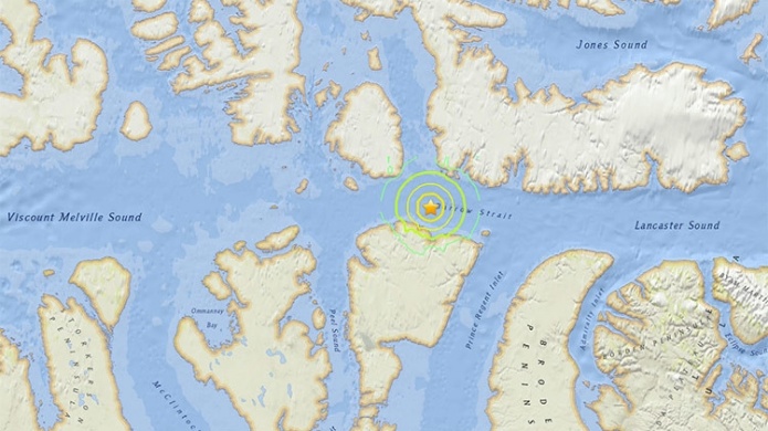 Un sismo de magnitud 5,8 sacude el norte de CanadÃ¡