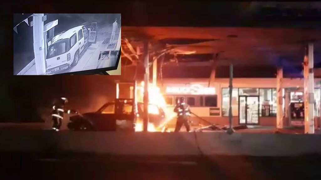  Videos: No fue un celular lo que provocó el fuego en gasolinera de Bayamón 