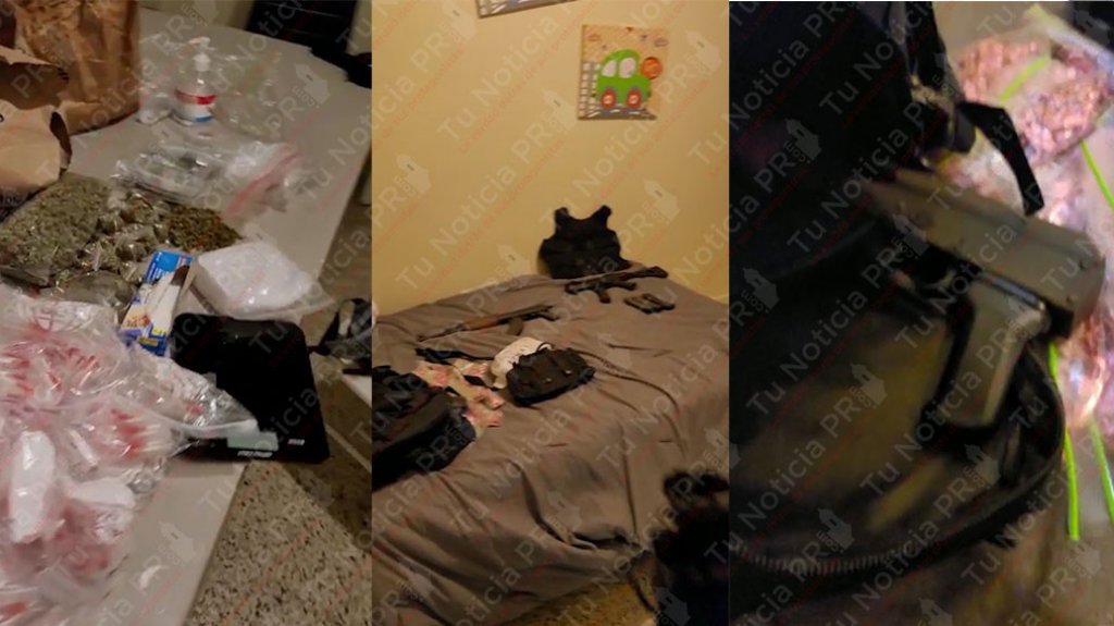  Video: Ocupan primeras armas largas y drogas en un apartamento de Llorens Torres 