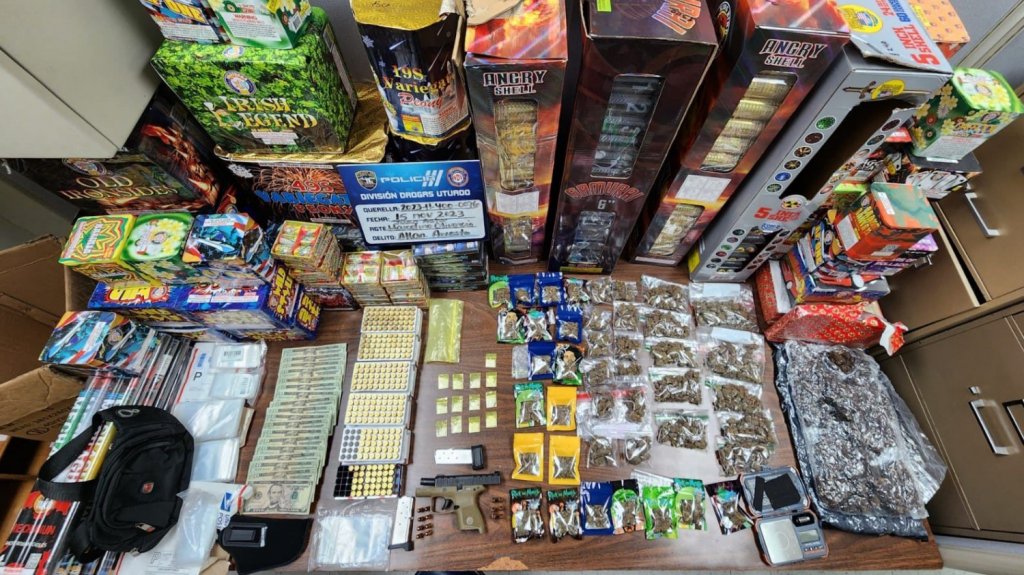 Operativo en Jayuya deja arrestos, confiscaci&oacute;n de armas, drogas y gran cantidad de pirotecnia 