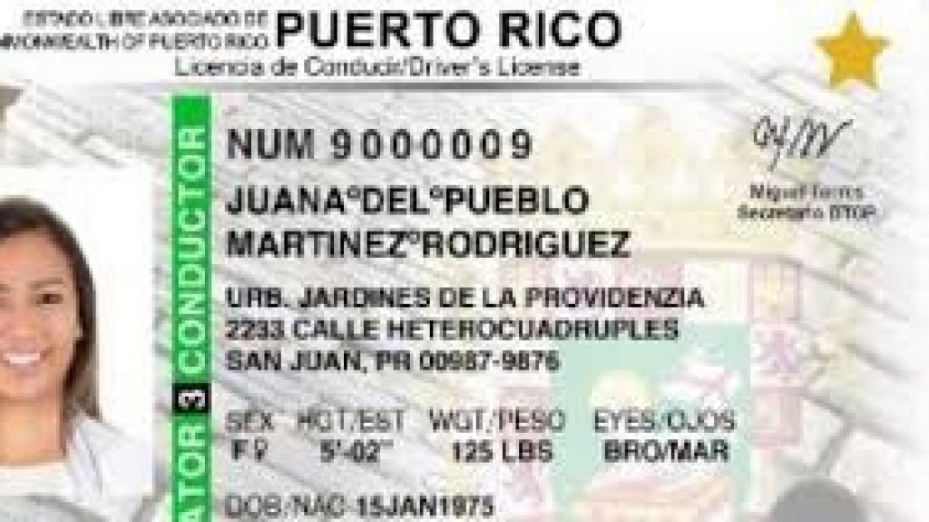  DTOP renovar&aacute; la vieja licencia de conducir a una Real ID por un t&eacute;rmino de seis a&ntilde;os 