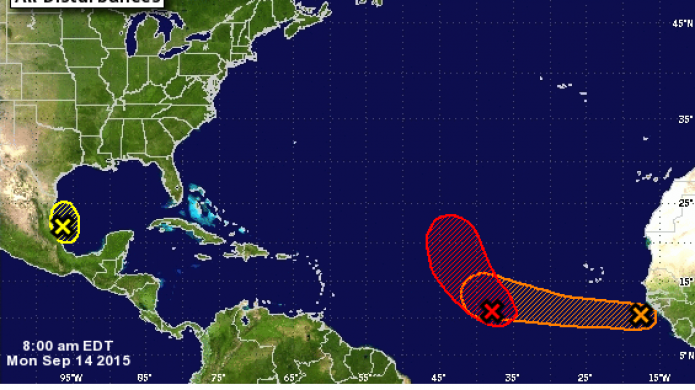 Onda tropical de camino, mientras se observan a 3 sistemas con potencial ciclÃ³nico...