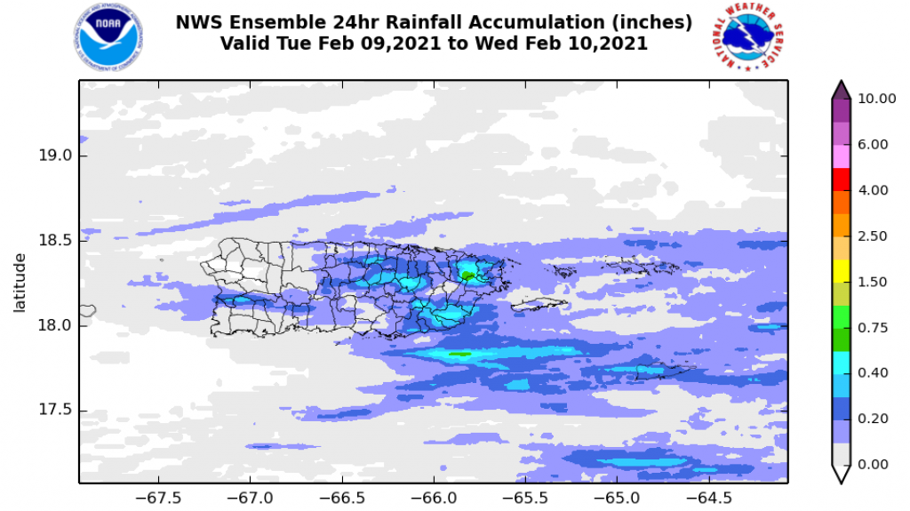  Chubascos pasajeros llegarán hacia el este 