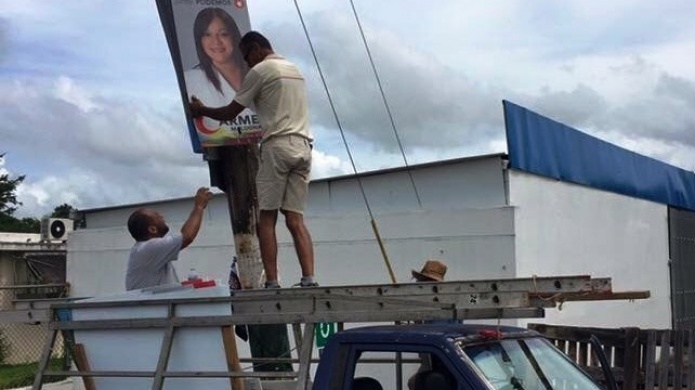 Electa alcaldesa de Morovis inicia campaÃ±a de remociÃ³n de propaganda polÃ­tica