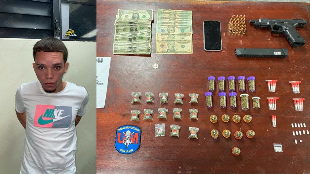  Arrestado con una pistola alterada anoche en residencial de San Juan 
