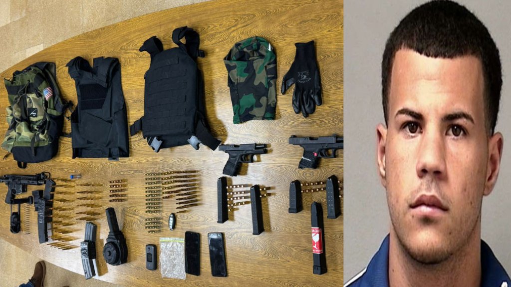  Video: “Ready” pa la guerra hombre arrestado hoy en San Lorenzo 