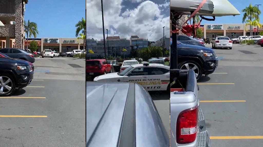  Video: Hombre amenazaba a su pareja con un arma de fuego en centro comercial de Carolina, llegaron los municipales y se march&oacute; 