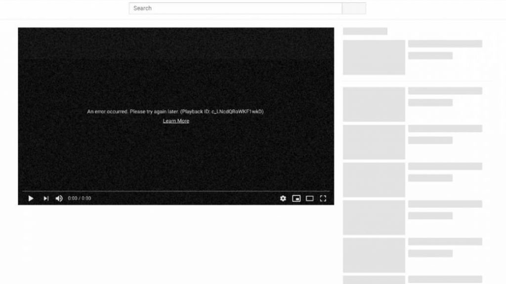  Youtube "se cae" a nivel mundial 
