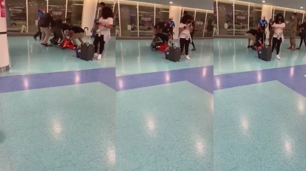  Video: Ciudadanos aplauden el arresto de un hombre que se negaba a usar mascarilla en el aeropuerto Luis Mu&ntilde;oz Marin 
