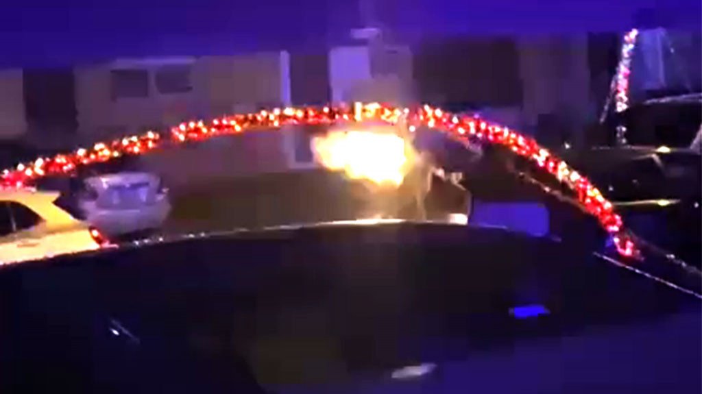  Publican video del momento en que gatilleros tirotean residencia en Rio Grande 