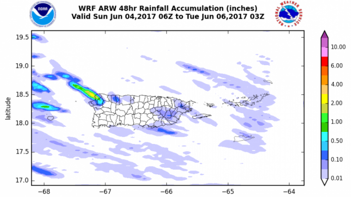 Actividad de precipitaciÃ³n limitada durante los prÃ³ximos dÃ­as
