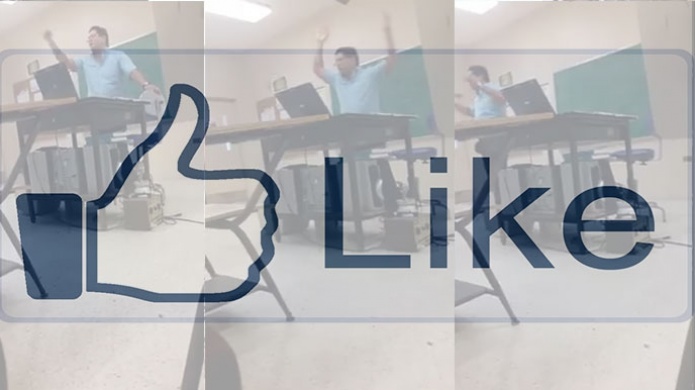 Apoyo masivo del pueblo a maestro que perdiÃ³ la "Chaveta" con estudiante "incordio" en San Lorenzo 