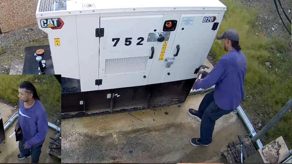  Publican video de &ldquo;Caco&rdquo; robando la bater&iacute;a de una planta en Caguas 