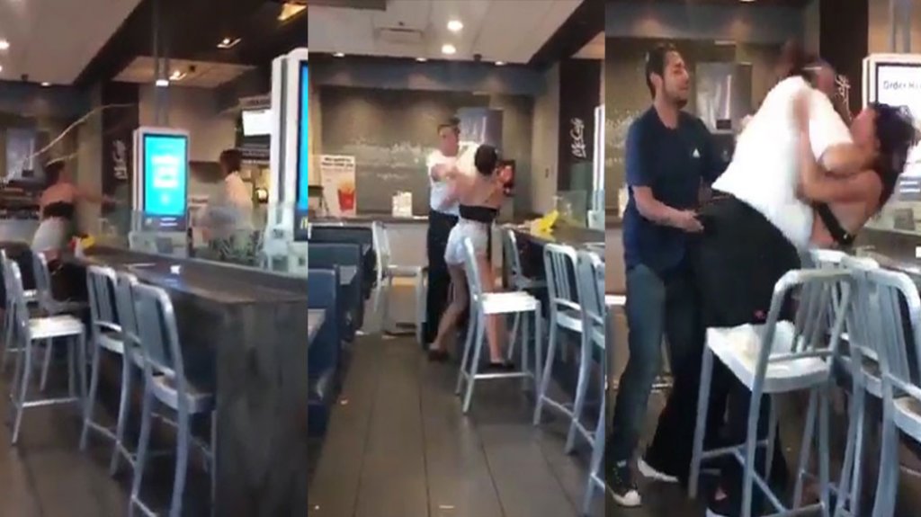  Video: A “Cantazo limpio“ gerente de un restaurante de comidas rápidas una cliente 