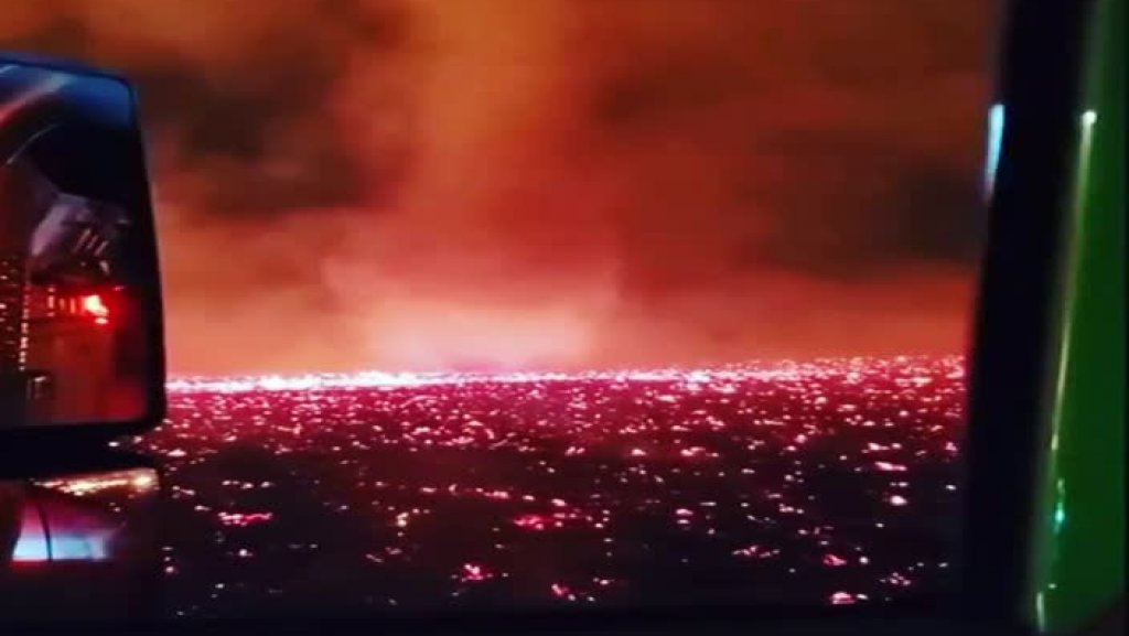  Viral video de un tornado de fuego anoche en California 