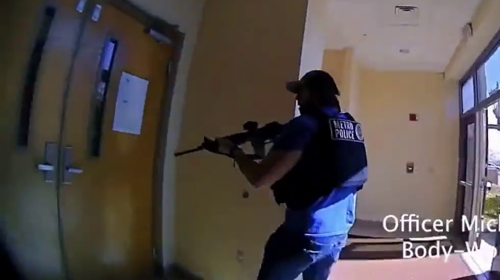  Difunden video de policía neutralizando al tirador transgénero en escuela de Nashville 