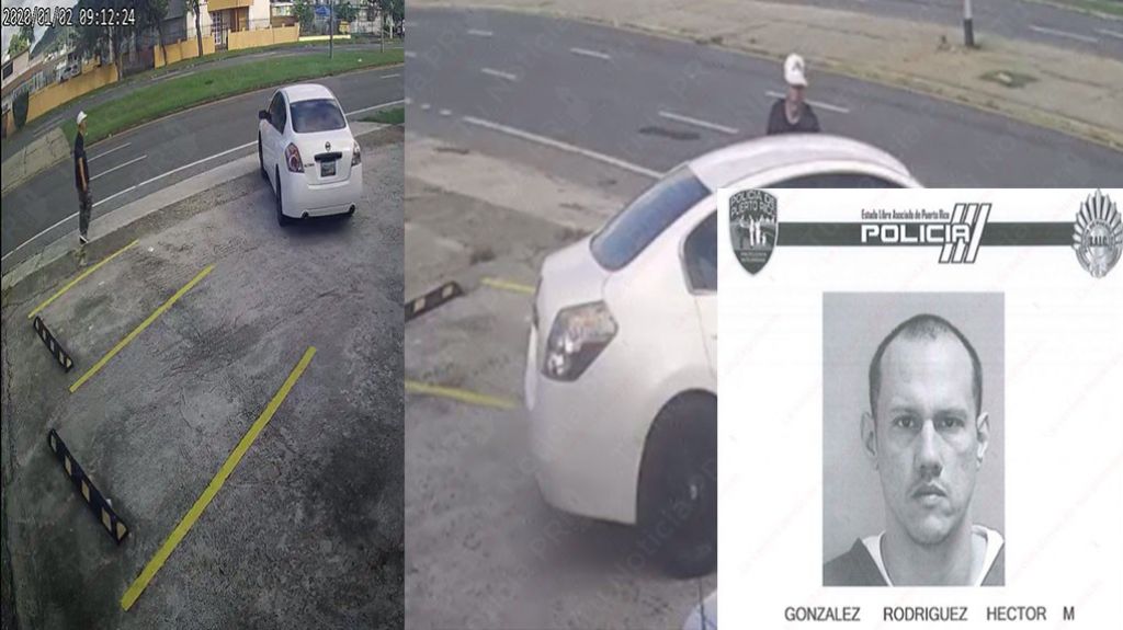 Video: Polic&iacute;a Busca a este hombre que qued&oacute; grabado robando un auto en Caguas 