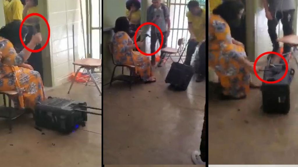  Video: Estudiantes en escuela de Toa Baja pusieron Reggaetón, la maestra destrozo la bocina con un martillo 