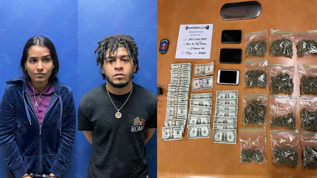  Arrestan en San Juan a una pareja con una pistola y marihuana 
