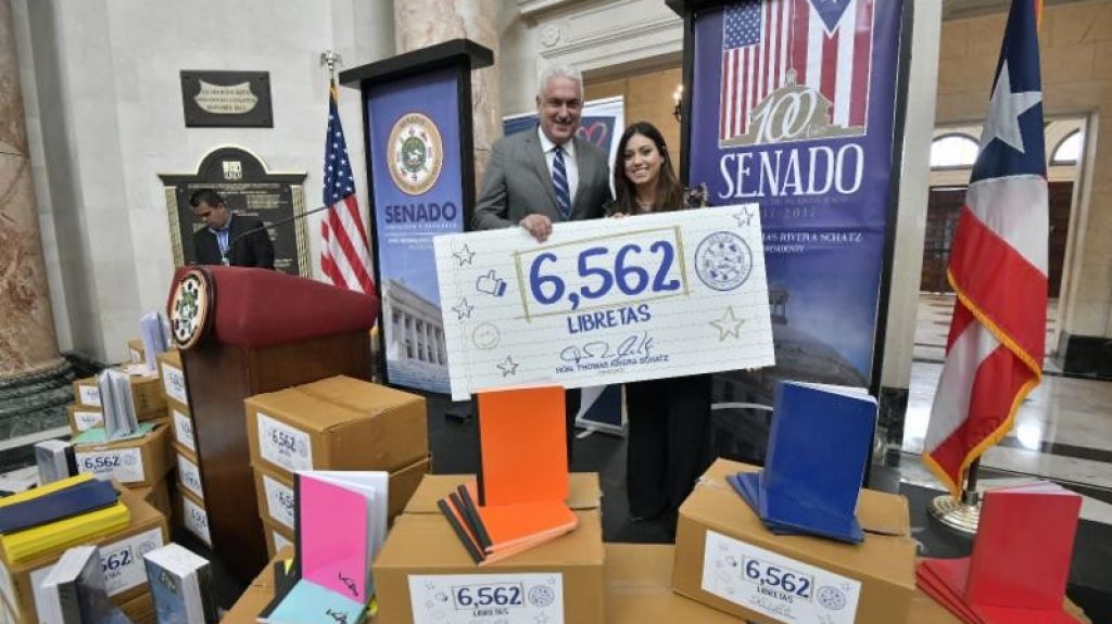  Senado dona 6,562 libretas para campa&ntilde;a &ldquo;Fortaleza para ti. Back to School 2019 &rdquo; 
