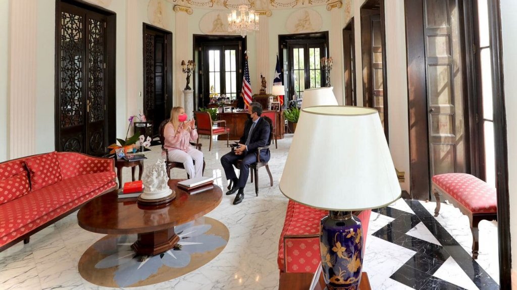  Gobernadora Wanda V&aacute;zquez Garced se re&uacute;ne con el alcalde electo de San Juan, Miguel Romero 