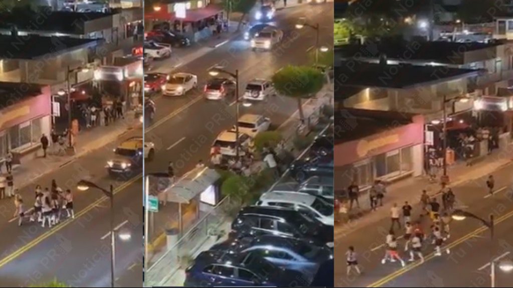  Video: En estos momentos se registra mot&iacute;n entre turistas en Isla Verde 