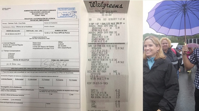 Yulin "busca curarse en Salud" y muestra evidencia de lo que compro para la protesta de UPR y que pidiÃ³ el dÃ­a libre 