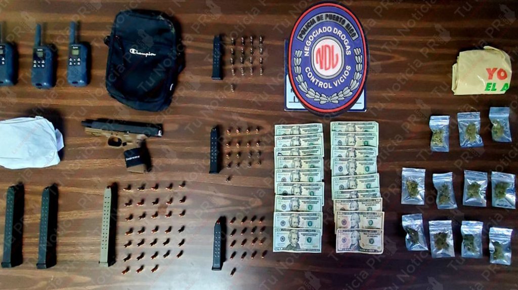  Arrestados un hombre y una mujer con una pistola alterada en Ceiba 