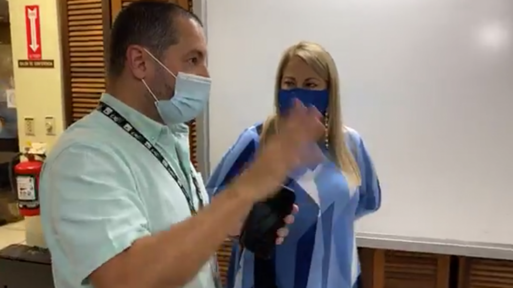  Gobernadora inspecciona trabajos desde la AEE en Monacillos 