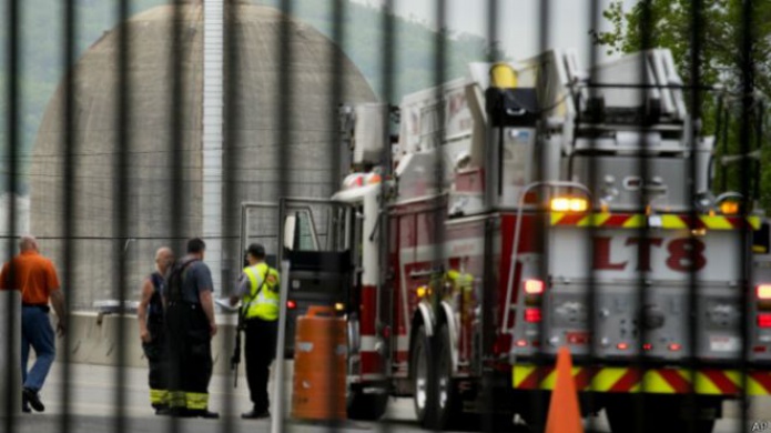 Cierran parte de una planta nuclear en estado de Nueva York por incendio