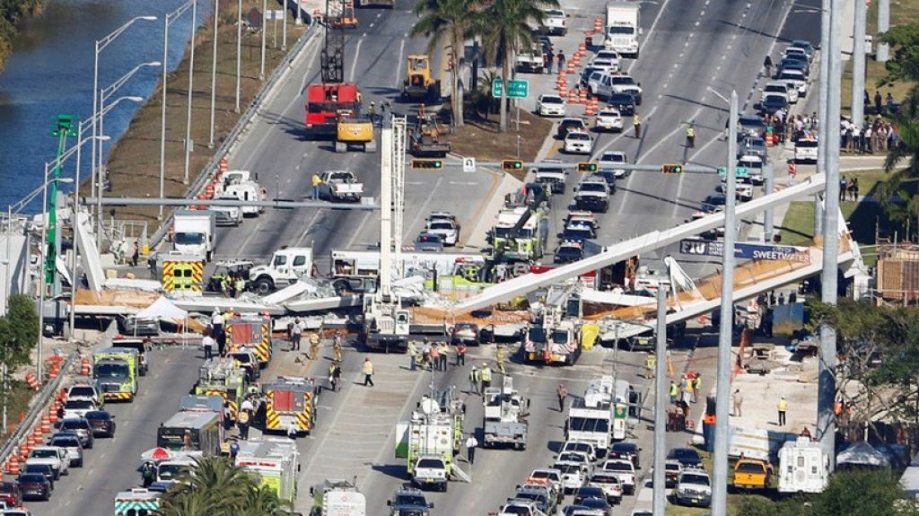  El ingeniero del puente de Florida report&oacute; grietas dos d&iacute;as antes del fatal colapso 