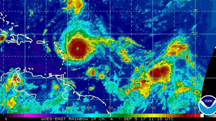 Â¡Ãltima hora! Irma tiene vientos de 175 mph; Â¡es un huracÃ¡n extremadamente peligroso!
