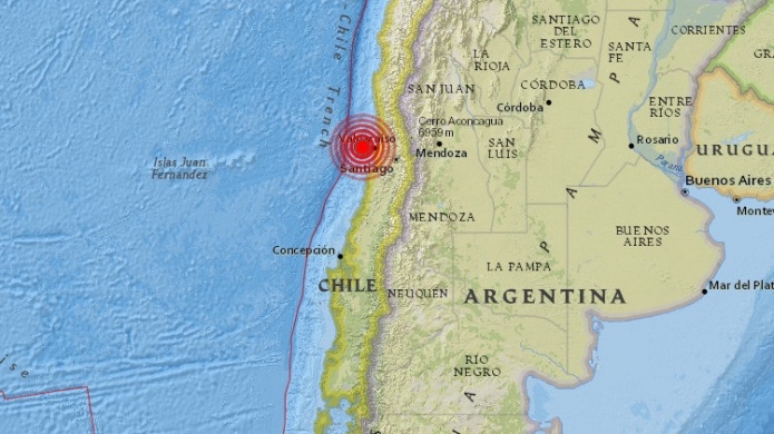 Un fuerte sismo de magnitud 6.1 sacude Chile