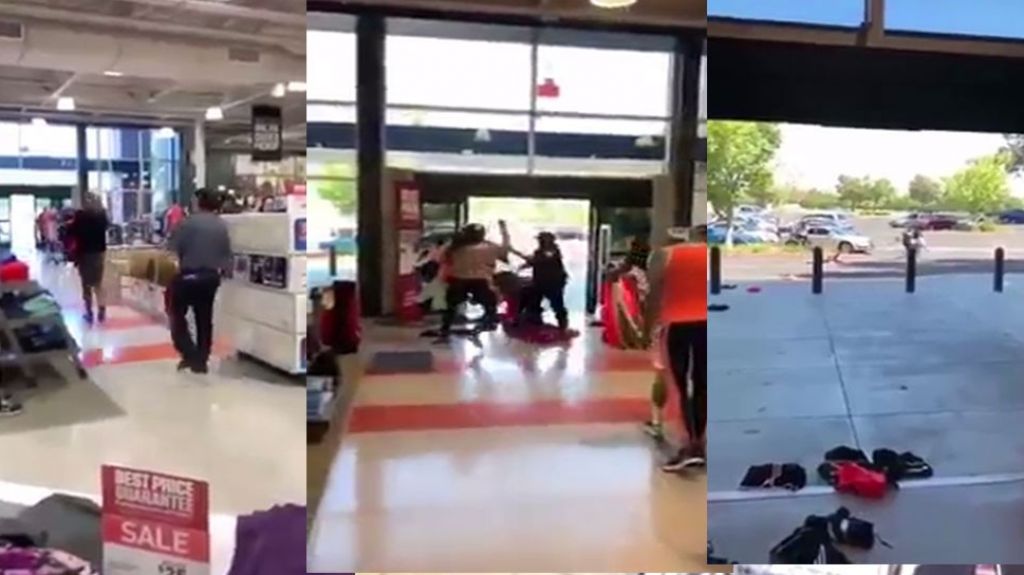  Video: Sin Bochorno ninguno, estas dos mujeres robando ropa y formaron el "revol&uacute; del siglo" 