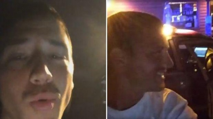 Video: Roba patrulla y lo transmite por Facebook